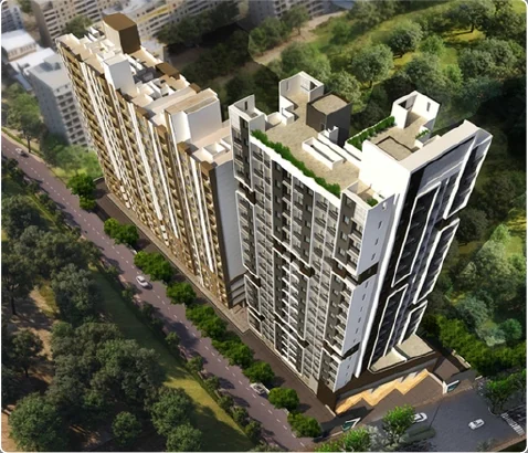 Architectural visual of Privillage Hills in Kondhwa